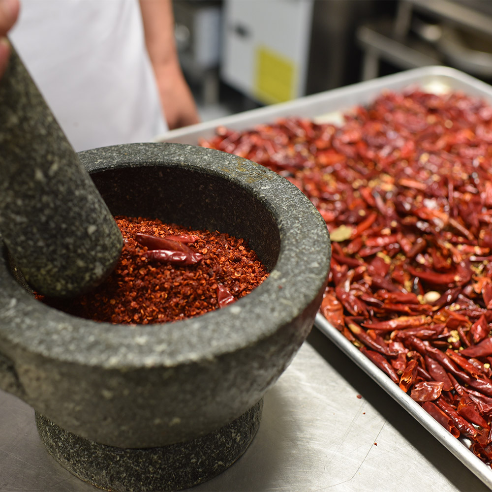 Authentic sichuan chili oil - Z & Y Restaurant,Chinatown - San Francisco