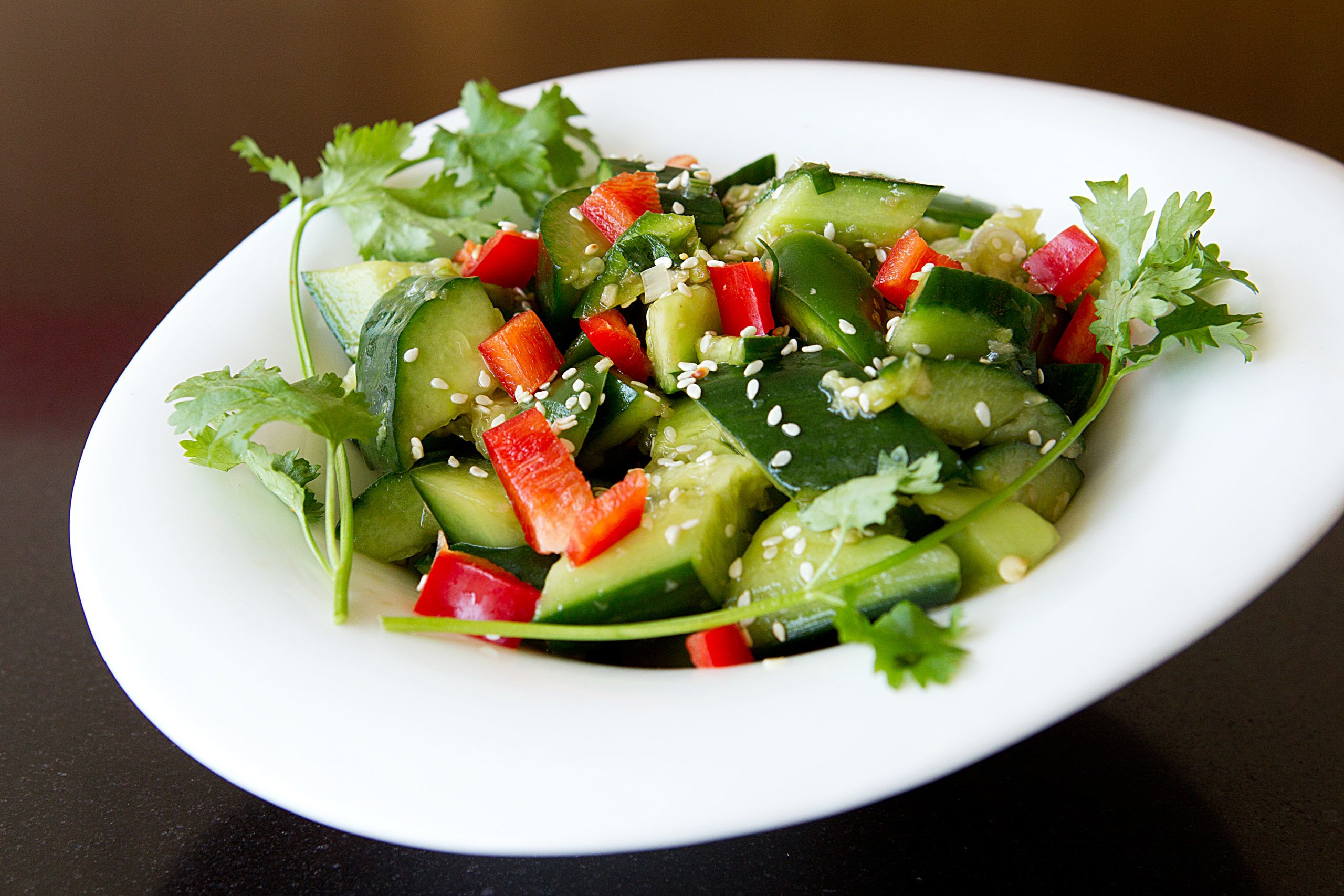 Spicy cucumber salad - Z & Y Restaurant, Chinatown - San Francisco