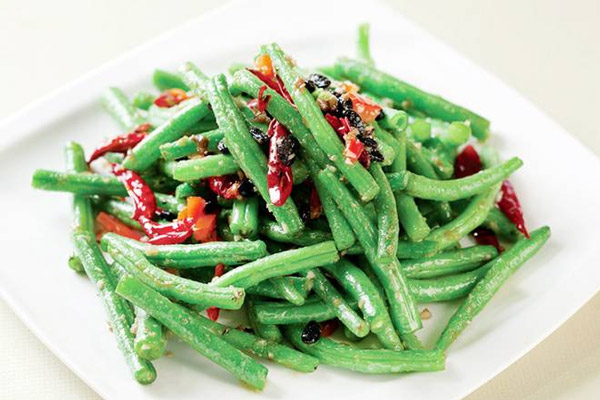 Dry Sautéed String Beans - Z & Y Restaurant, Chinatown - San Francisco