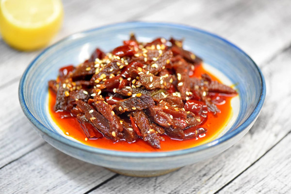 spicy beef jerky