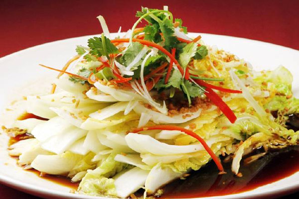 Steamed Napa Cabbage w/ Garlic - Z & Y Restaurant, Chinatown - San Francisco