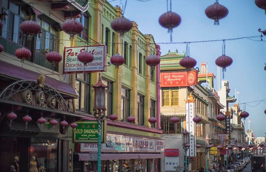 Christmas in Chinatown in San Francisco