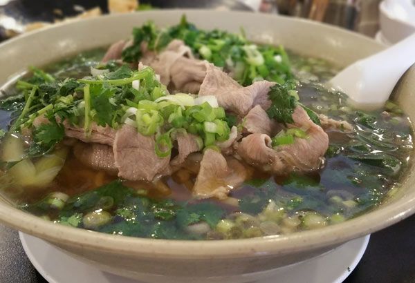 Beef with Grilled Spicy-Pepper in Clear Broth - Z & Y Restaurant, Chinatown - San Francisco