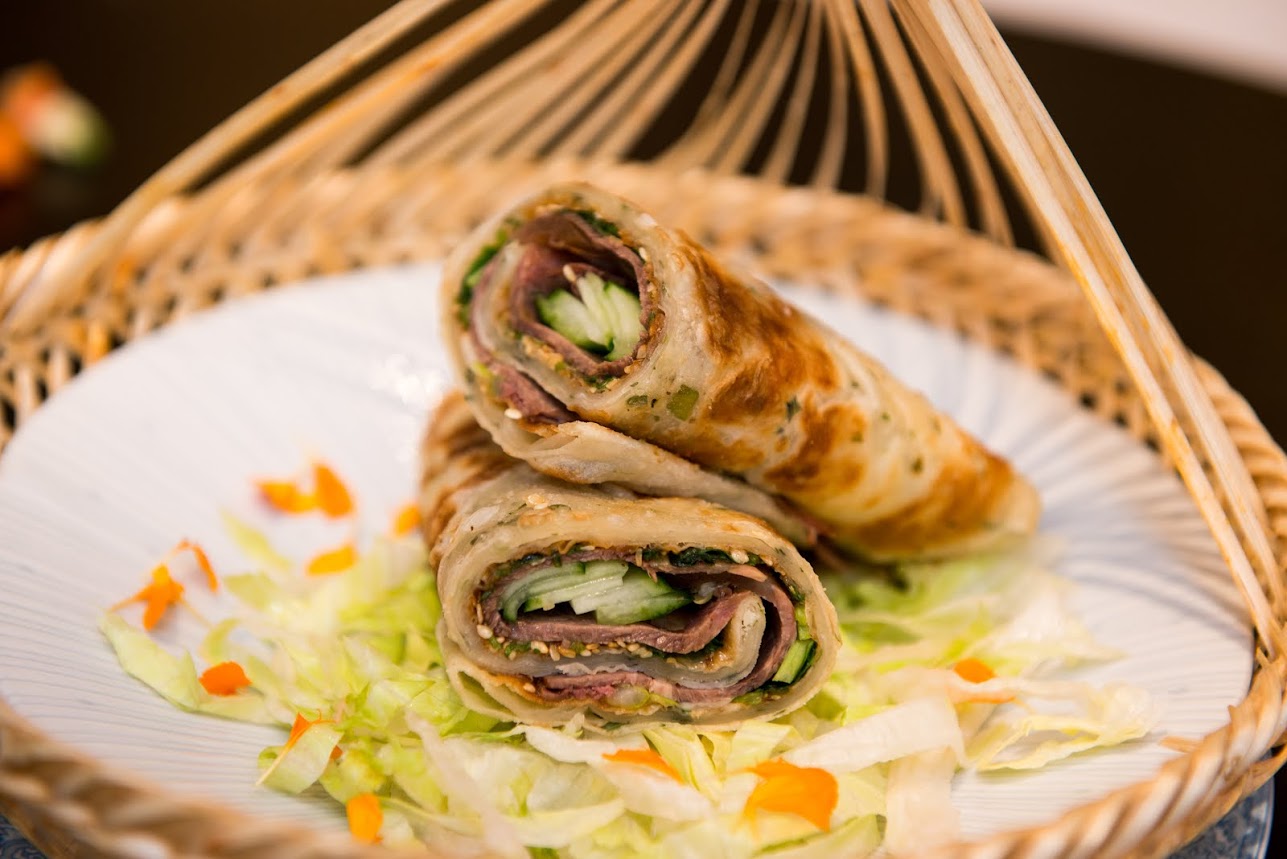 chinese beef pancakes from z & y