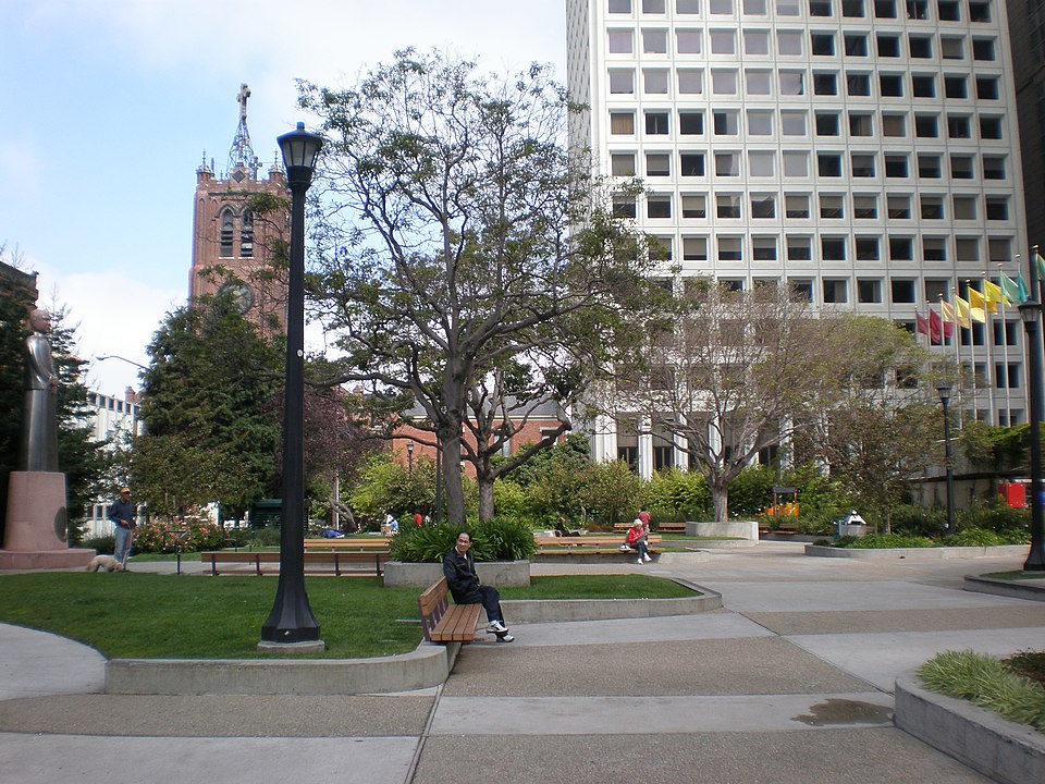 St. Mary's Square with Old St. Mary's Cathedral in the background