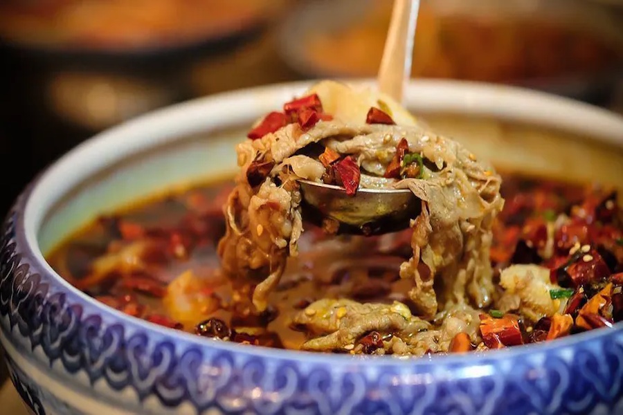 Beef w/ Flaming Chili Oil - Z & Y Restaurant, Chinatown - San Francisco