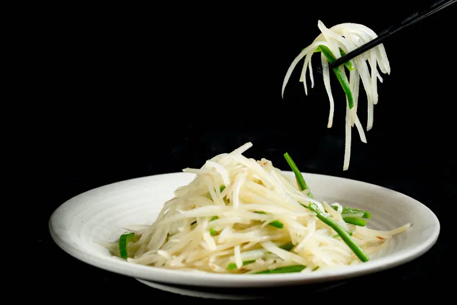 Sautéed Spicy Shredded Potatoes - Z & Y Restaurant, Chinatown - San Francisco