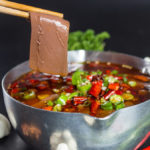 Spicy Duck Blood - Z & Y Restaurant, Chinatown - San Francisco