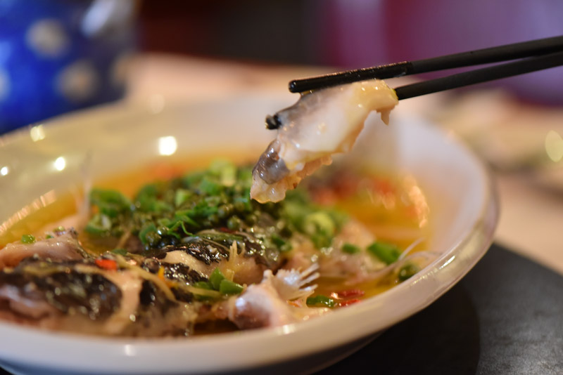 Steamed Catfish with fresh pepper - Z & Y Restaurant, Chinatown - San Francisco