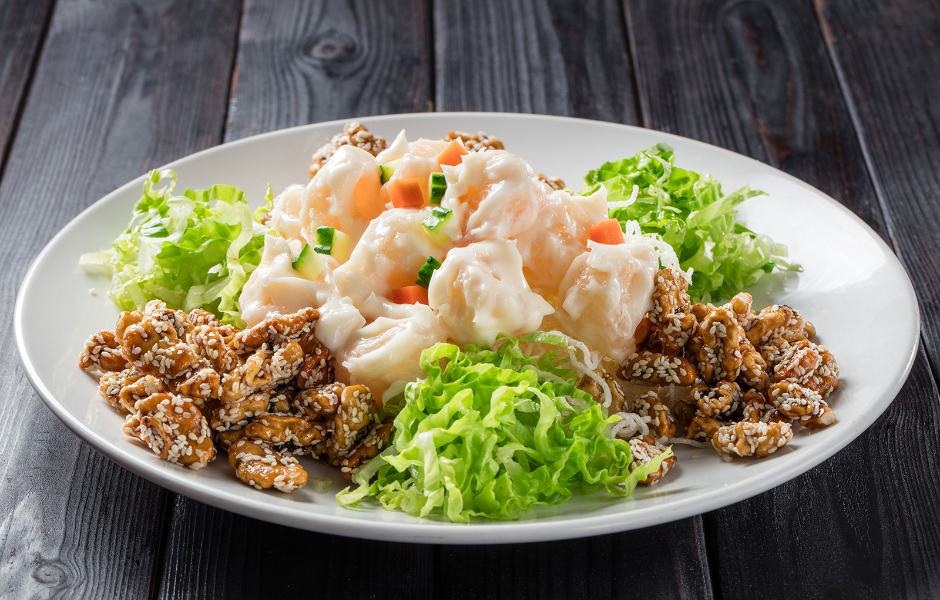 Creamy Prawns with Honey Walnuts - Sea Food - Z & Y Restaurant, Chinatown - San Francisco